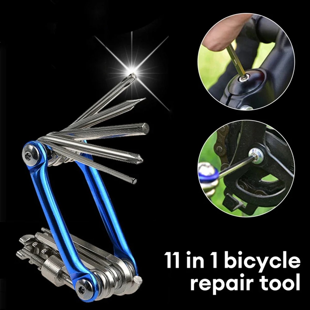 Bicycle Chain - ABPF 11-in-1 Fiets Multireparatie Gereedschapset Mountainbike