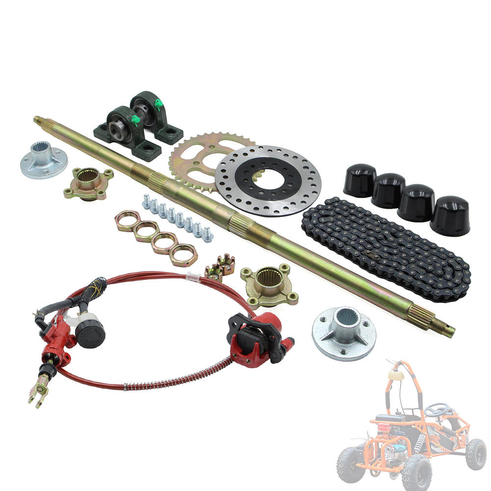 Go-Kart 740mm achteras complet - 428 Chain recensie en prijs
