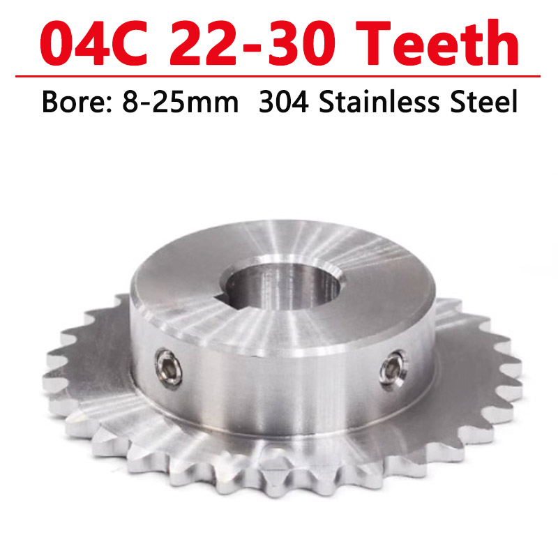 1 st 22-30 Tanden 04C 304 Rvs  - Chain Sprocket Set recensie en prijs